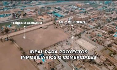 VENTA DE TERRENO 8000 M2, ZONA URBANA HABILITADA, ZONIFICACION VT, ALMACENES,  MALL, ETC.