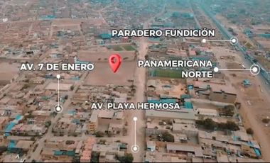 VENTA DE TERRENO 8000 M2, ZONA URBANA HABILITADA, ZONIFICACION VT, ALMACENES,  MALL, ETC.