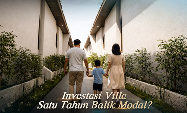 INVESTASI VILLA PRIVATE LIVING, 7 menit ke Sindu Kusuma Edupark (SKE) - Mulai Ratusan Juta, Passive Income Fix Setiap Bulan
