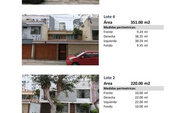 VENDO CASAS PARA DESARROLLO INMOBILIARIO 855m2