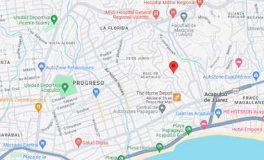 VENTA DE CASA EN COLONIA HORNOS INSURGENTES ACAPULCO GUERRERO