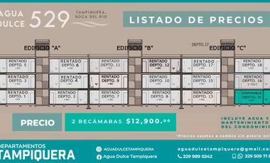 RENTO DEPARTAMENTO EN LA TAMPIQUERA