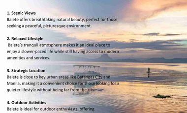 MOZZAFIATO LAKEVIEW RESIDENTIAL LOTS FOR SALE IN BATANGAS OVERLOOKING