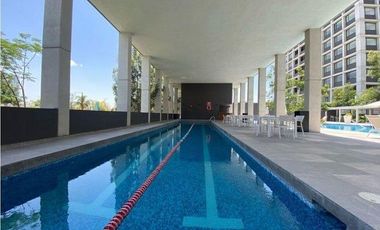 Departamento semiamueblado, 3 recámaras área de TV - RENTA, Santa Fe Juriquilla