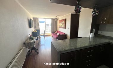 Se arrienda departamento amoblado con estacionamiento en Concepción.