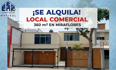 ALQUILO LOCAL COMERCIAL 2 DE MAAYO MIRAFLORES