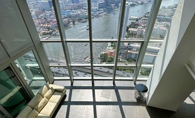 KT0306🌉The River🌅Duplex 328sqm 4Bedroom 1Maidroom High floor view Chao Phraya River