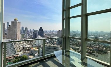 KT0306🌉The River🌅Duplex 328sqm 4Bedroom 1Maidroom High floor view Chao Phraya River