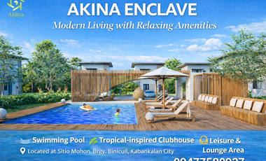 3 Bedroom House and Lot for Sale in Akina Enclave Kabankalan, Brgy. Binicuil, Kabankalan City