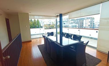 Duplex con Ascensor Directo a Ambos Niveles TERRAZA EN CHACARILLA CERCA A PARQUE