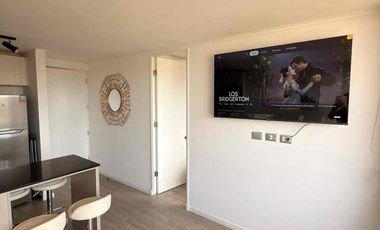 Arriendo hermoso departamento amoblado Camino internacional 2030 con estacionamiento y wifi