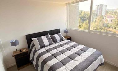 Arriendo hermoso departamento amoblado Camino internacional 2030 con estacionamiento y wifi