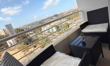 Arriendo hermoso departamento amoblado Camino internacional 2030 con estacionamiento y wifi