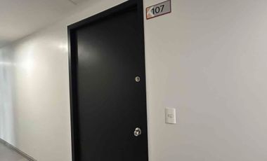 Rento Hermoso Departamento  55 en planta baja Torre C con 8m de balcón. Residencial Enksa.