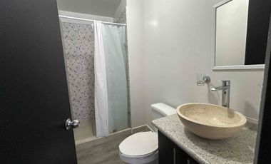 Rento Hermoso Departamento  55 en planta baja Torre C con 8m de balcón. Residencial Enksa.