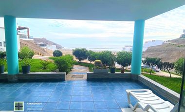 Departamento de Playa en Primer Piso con Terraza y Jardín | Vista al Mar – Playa Honda – 4 Dormitorios