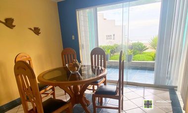 Departamento de Playa en Primer Piso con Terraza y Jardín | Vista al Mar – Playa Honda – 4 Dormitorios