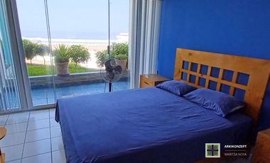 Departamento de Playa en Primer Piso con Terraza y Jardín | Vista al Mar – Playa Honda – 4 Dormitorios