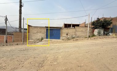SE VENDE TERRENO EN SAN JUAN DE LURIGANCHO JICAMARCA