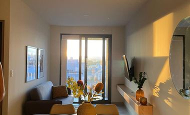 DEPARTAMENTO AMUEBLADO EN RENTA TORRE BIKIA ZONA CENTRO DE LEON GTO. A 2 MIN DEL ARCO DE LA CALZADA.