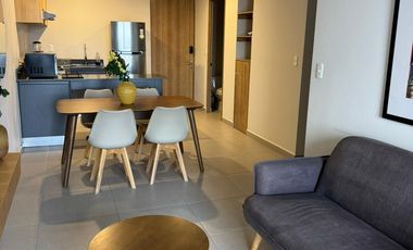 DEPARTAMENTO AMUEBLADO EN RENTA TORRE BIKIA ZONA CENTRO DE LEON GTO. A 2 MIN DEL ARCO DE LA CALZADA.