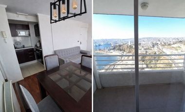 Valparaíso. Acogedor departamento con estupenda ubicación 1d 1b