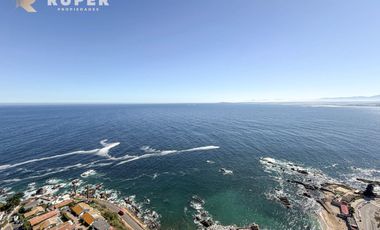 Depto De 1D Con Vista Panorámica En Costa De Montemar