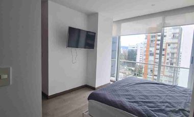RENTA DEPARTAMENTO Totalmente amoblado con balcón vista amenities