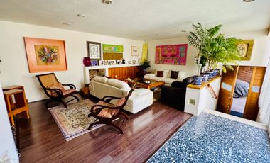 Casa con jardín en privada a pasos de Coyoacán