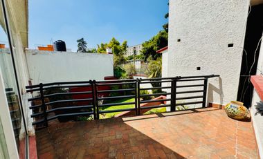 Casa con jardín en privada a pasos de Coyoacán