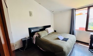 Casa con jardín en privada a pasos de Coyoacán