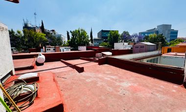Casa con jardín en privada a pasos de Coyoacán