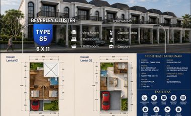 DIJUAL RUMAH KONSEP AMERICAN CLASSIC DI KOTA KLATEN