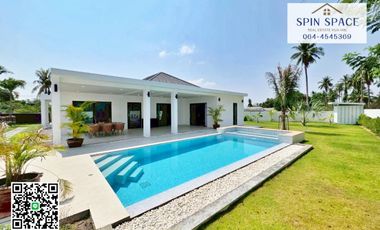 Modern Pool Villa Hua Hin For Rent/Sale soi 70 with big landscape