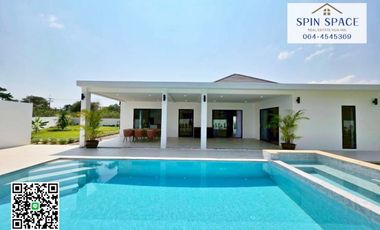 Modern Pool Villa Hua Hin For Rent/Sale soi 70 with big landscape