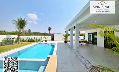Modern Pool Villa Hua Hin For Rent/Sale soi 70 with big landscape