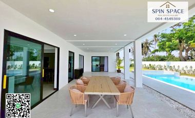 Modern Pool Villa Hua Hin For Rent/Sale soi 70 with big landscape