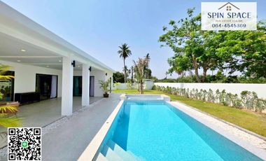 Modern Pool Villa Hua Hin For Rent/Sale soi 70 with big landscape
