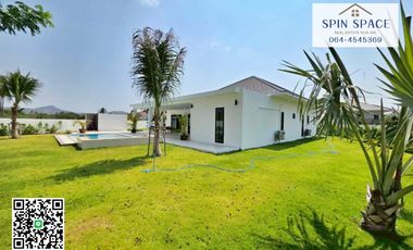 Modern Pool Villa Hua Hin For Rent/Sale soi 70 with big landscape