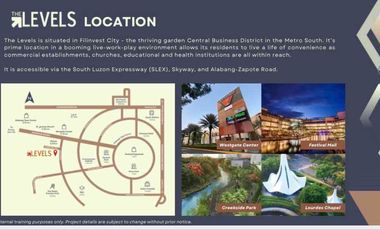 Everything Within Reach in Alabang !!Walk to Malls, Work, and Dinning, Choice of One Bedroom or Two Bedrooms