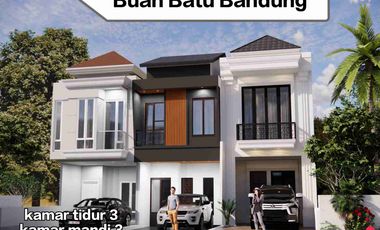 Rumah Minimalis Baru 2 lantai di Cipagalo Buah Batu Bandung