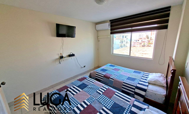 Departamento 2 dormitorios amoblado en renta sector Umiña cerca al Mall del Pacífico, Manta, Ecuador