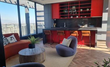 DEPTO AMOBLADO EDIFICIO BELLAVISTA - LA FLORIDA, SANTIAGO