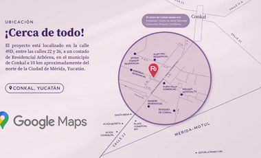 Casa en Venta Priv. Rosamora Conkal, Yucatán