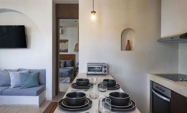 Departamento 80 m2 en Veleta Tulum Alberca Privada en Edificio Torana Excelente Oportunidad