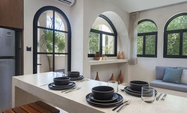 Departamento 80 m2 en Veleta Tulum Alberca Privada en Edificio Torana Excelente Oportunidad