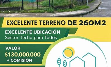 SE VENDE TERRENO EXCELENTE UBICACIÓN