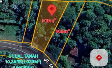 BUC, Jual tanah 10,2are di jalan raya Mayong seririt Buleleng Bali