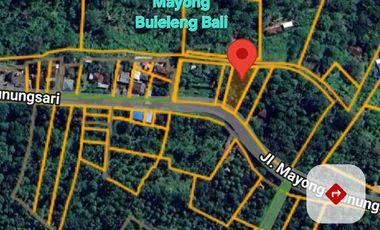 BUC, Jual tanah 10,2are di jalan raya Mayong seririt Buleleng Bali