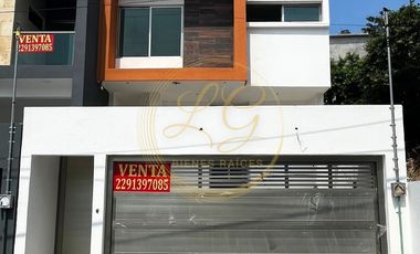 Casa nueva en desniveles y con 3 recámaras en Boca del Río